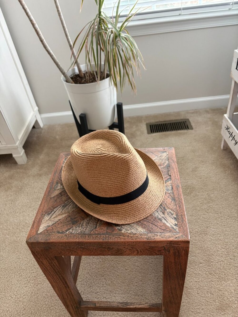 Sonoma Goods For Life Women's Natural (Tan) Packable Classic Fedora Size OS - Picture 8 of 8